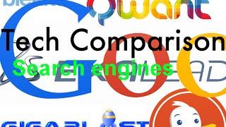 Tech Comparison - Search Engines