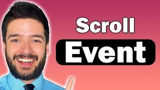 INSANE Interactives with JavaScript Scroll Event in 1 Minute!