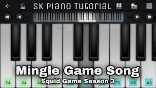 Mingle Game Song "Round And Round" - Squid Game: Season 3 | EASY BEGINNER PIANO TUTORIAL