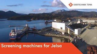 SIEBTECHNIK TEMA Siebmaschinen für Jelsa, Norwegen