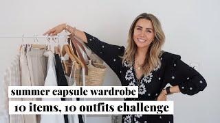 Summer Capsule Wardrobe | 10 Items, 10 Outfits | 10x10 Wardrobe Challenge | jessmsheppard