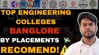 TOP ENGINEERING COLLEGES IN KARNATAKA BY PLACEMENTS|RVCE|BMSCE|PESCE|UVCE|DSCE|MANOJ P N