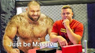 Being MASSIVE helps in ARMWRESTLING?