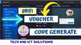 Unifi or WIFI Captive Or Guest Portal Voucher Generate  || 2022 ||