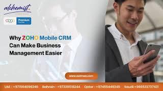 Elevate Your Business Efficiency with ZOHO CRM Mobile Application!