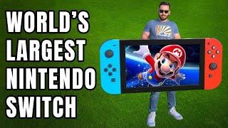 World's LARGEST Nintendo Switch! (actually works)