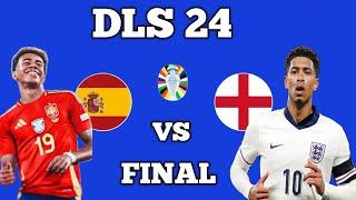 DLS 24 || England Vs Spain || Euro Final 2024 || Dream League Soccer 2024 ||