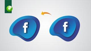 How Can Create Social Media Icon | So Easy Steps | Learn Graphics - Kashif Graphics Tutorial