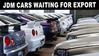 Hundreds of rare JDM cars in storage waiting for export at a Top Rank secret warehouse!