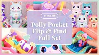 SHOWCASE Polly Pocket Flip & Find: Panda, Sloth, Fox, Cat, Bunny