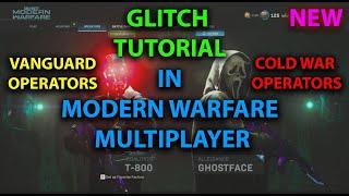 VANGUARD OPERATORS IN MODERN WARFARE GLITCH TUTORIAL, HOW TO GET VG AND CW OPERATORS INTO MW MP