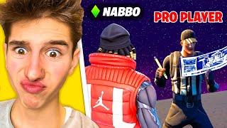 MI FINGO NABBO E MI FACCIO DARE LEZIONI DA UN PRO PLAYER!! Fortnite ITA