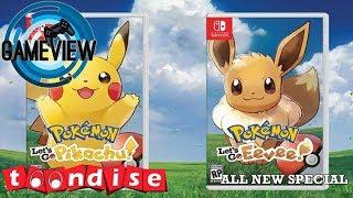 GameView - Pokémon Let's Go Pikachu and Eevee Full Reveal Trailer Discussion and In-Depth Analysis