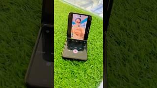 Samsung Z Flip 3 camera and display Test #youtubeshorts #hashirmalik555 #iphone