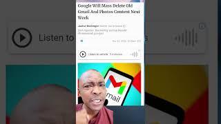 Are Your Memories at Risk? Google Plans to Delete Old Gmail and Photos