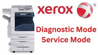 How to go to Xerox WorkCenter Diagnostic Mode | Service Mode