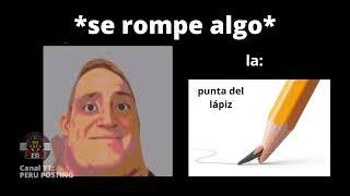 Meme Mr Increíble Perturbado #4 | Se rompe algo...