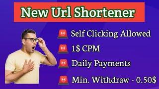  New Url Shortener Site With Self Clicking Allowed 