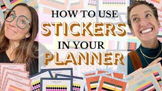 How to Use Stickers in Your Planner | MUST WATCH for new planner users