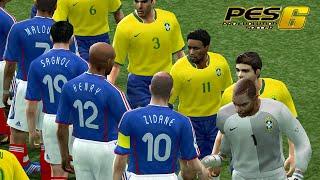 FINAL DA COPA DO MUNDO 2006! BRASIL X FRANÇA !! REVANCHE? PES 6