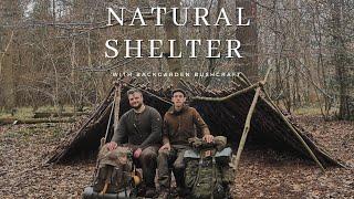 Building a Natural Survival Shelter, Flint Knapping, Bow Drill Fire & Camp Crafts