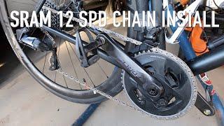 Sram 12 Speed AXS Chain Install - Road Flat Top