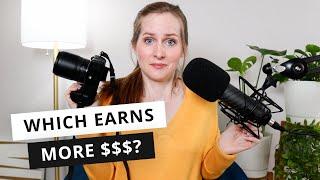 Podcasting vs YouTube... which makes me more money?