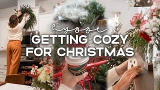 GETTING COZY FOR CHRISTMAS  | Minimalist Christmas Decor, Festive Coffee & Baking Homemade Cookies