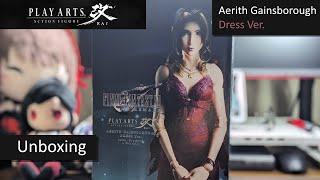 Aerith Gainsborough Dress Ver. Play Arts Kai Unboxing