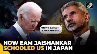 "Don't expect bad manners on my side..."How EAM Jaishankar schooled US in Japan in his iconic style