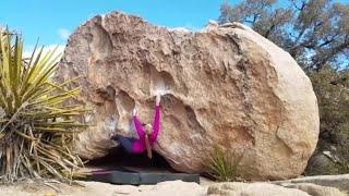 Little Chucky** (V4) Sends, Two Ways - Joshua Tree