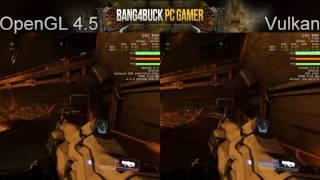 Doom OpenGL VS Vulkan 1080p Nightmare Settings | GTX 1080 FE | i7 5960X 4.4GHz