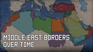 Middle East borders over time