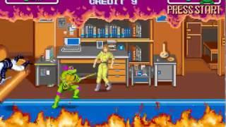 Retro N8 Arcade - Teenage Mutant Ninja Turtles Full Playthrough