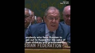 'Go out to Russia!' Lavrov cites Zelensky's words on how Russophobia pushing referendum #unga