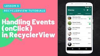 Recyclerview onclicklistener [Hindi] | Android Complete Recyclerview Tutorials