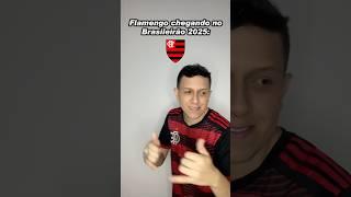 FLAMENGO CHEGANDO NO BRASILEIRÃO EM 2025  #flamengo #futebol #brasileirao #mengão #youtube #shorts