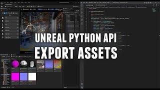 Export assets from Unreal 5 with the Python API