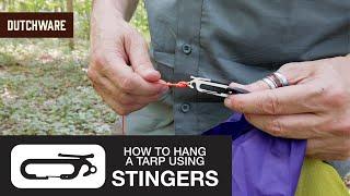 How to Use Stingerz — Tarp Ridgeline