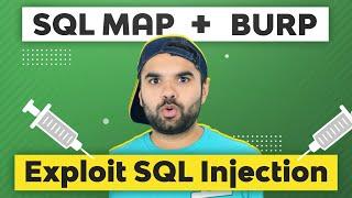 Exploit SQL Injection using Burp and SQL Map