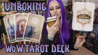 Unboxing the Official World of Warcraft Tarot Deck 🃏 Let’s See Who Represents the Cards!