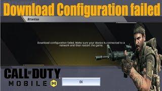 how to fix download configuration failed call of duty mobile #CODMobile|#DownloadConfigurationFailed