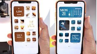 HOW TO CUSTOMIZE IPHONE HOME SCREEN WITH IOS 14! (Minimal iPhone Organization)