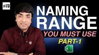 Naming Ranges in Excel in hindi | Part-2 | Ms Excel - Name Range