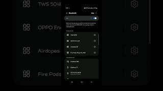 how to clear bluetooth devices list from android phone #shortvideo #shots