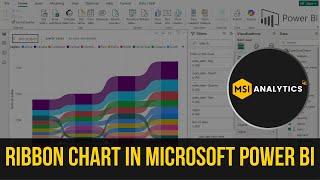 Ribbon chart in Power BI