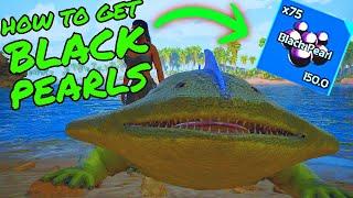 How To Get TONS OF BLACK PEARLS on Ark Survival Ascended on THE ISLAND!