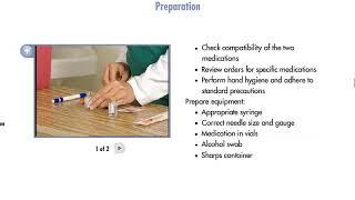 Mixing Medications from 2 vials - Nursing Procedures- Osce guide