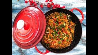 #mummymasakapa : KUEHTIAW GORENG - Cooking in Le Creuset Marmite 26cm.  Le Creuset Malaysia