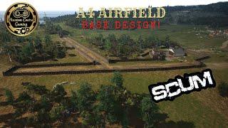 Check Out This Amazing Airport Base I Made In Scum, A4 Airfield Secure Base Design!